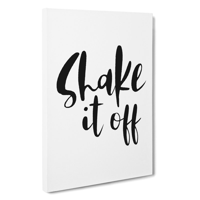 Shake It Off - Wrapped Canvas Print, 50cm H x 35cm W x 3cm D