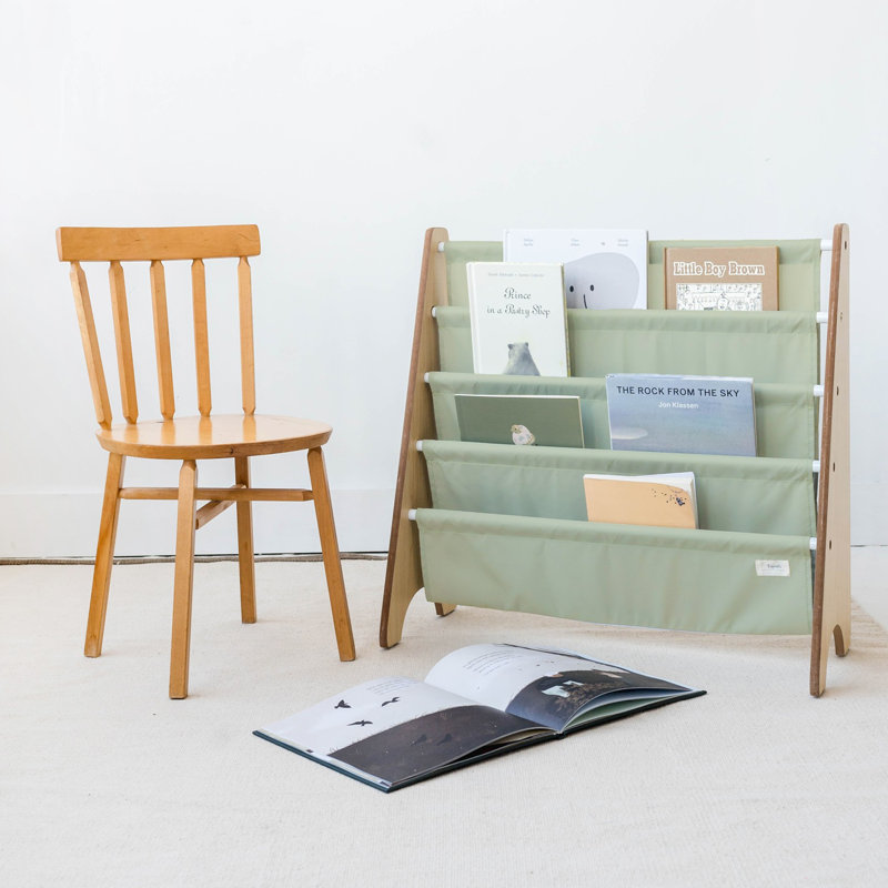 Recycled Book Rack/solid/green