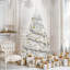 6 ft White Artificial Christmas Tree-1112576512-1112576515