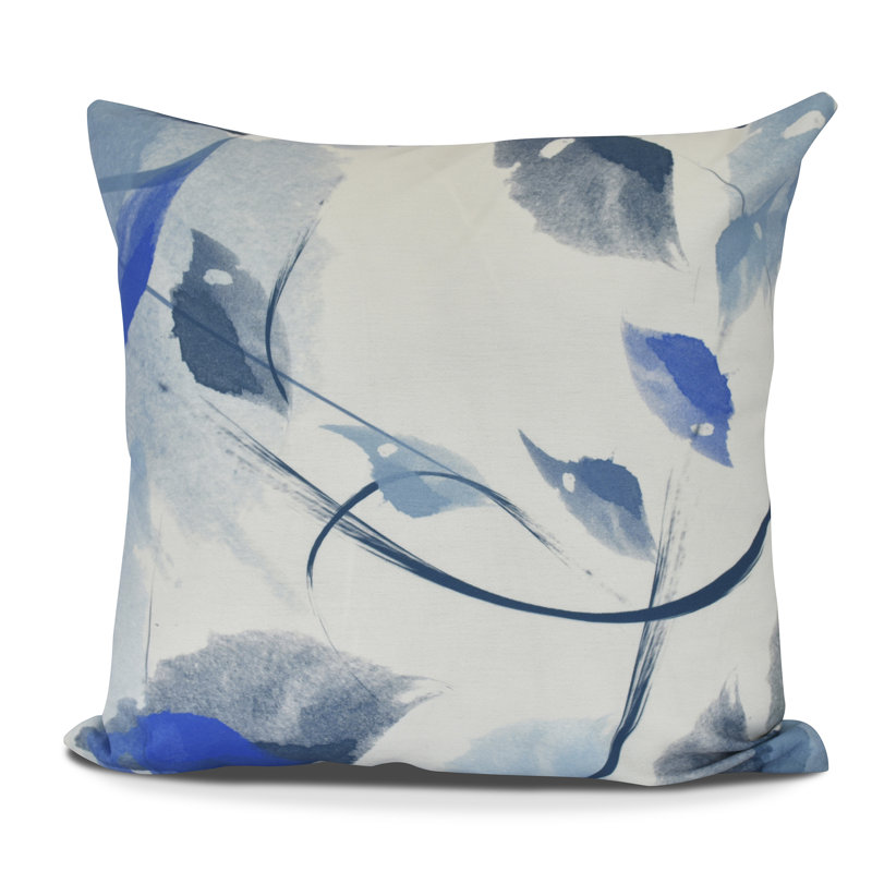 Housse et insert de coussin carré Goals, Gourds and Gatherings, Bleu marine, H 18 po x l 18 po