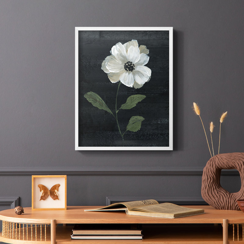 Country Botanical I, reproduction encadrée - bois massif, Blanc, H 20 po x l 16 po