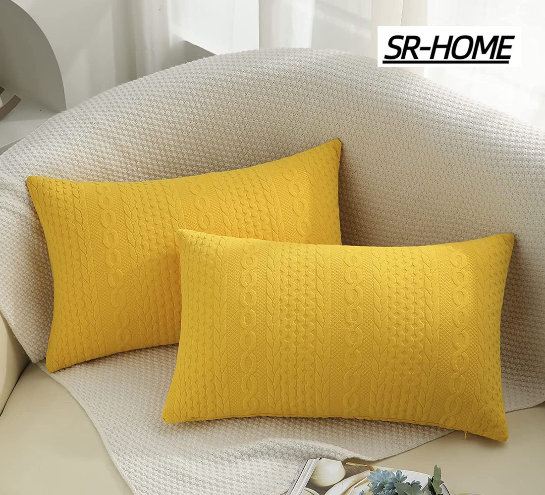 SR-HOME Polyester Pillow Cover