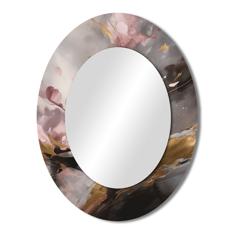 Miroir mural rose, 43 po x 33 po