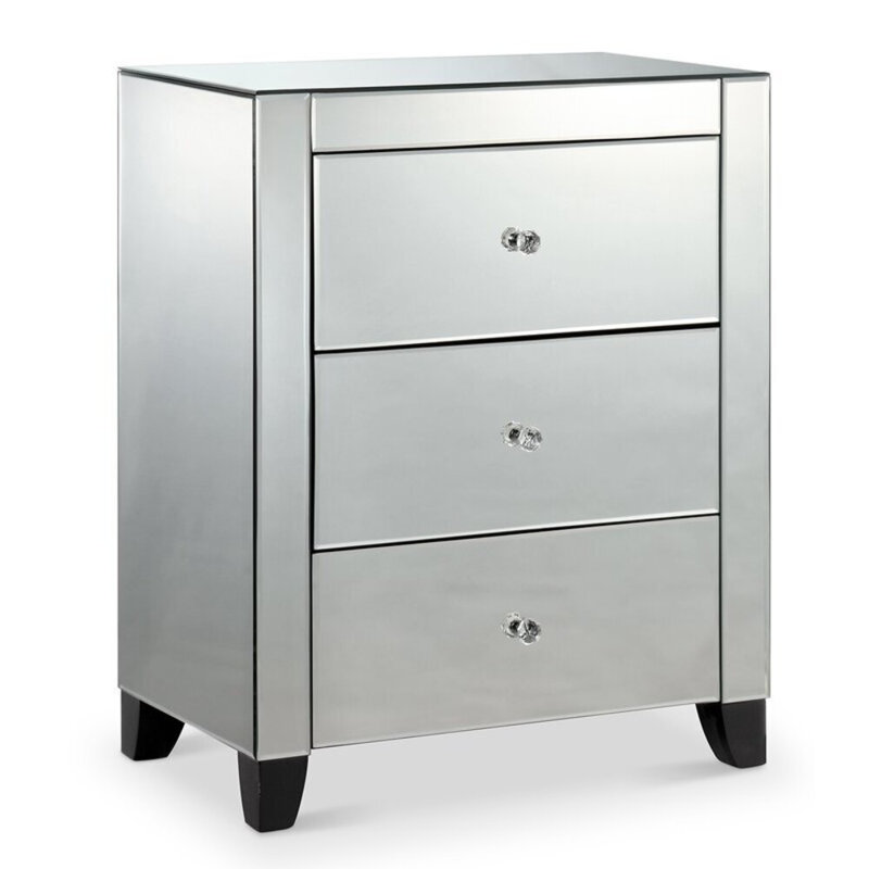 Victorino Nightstand, Set of 1, White