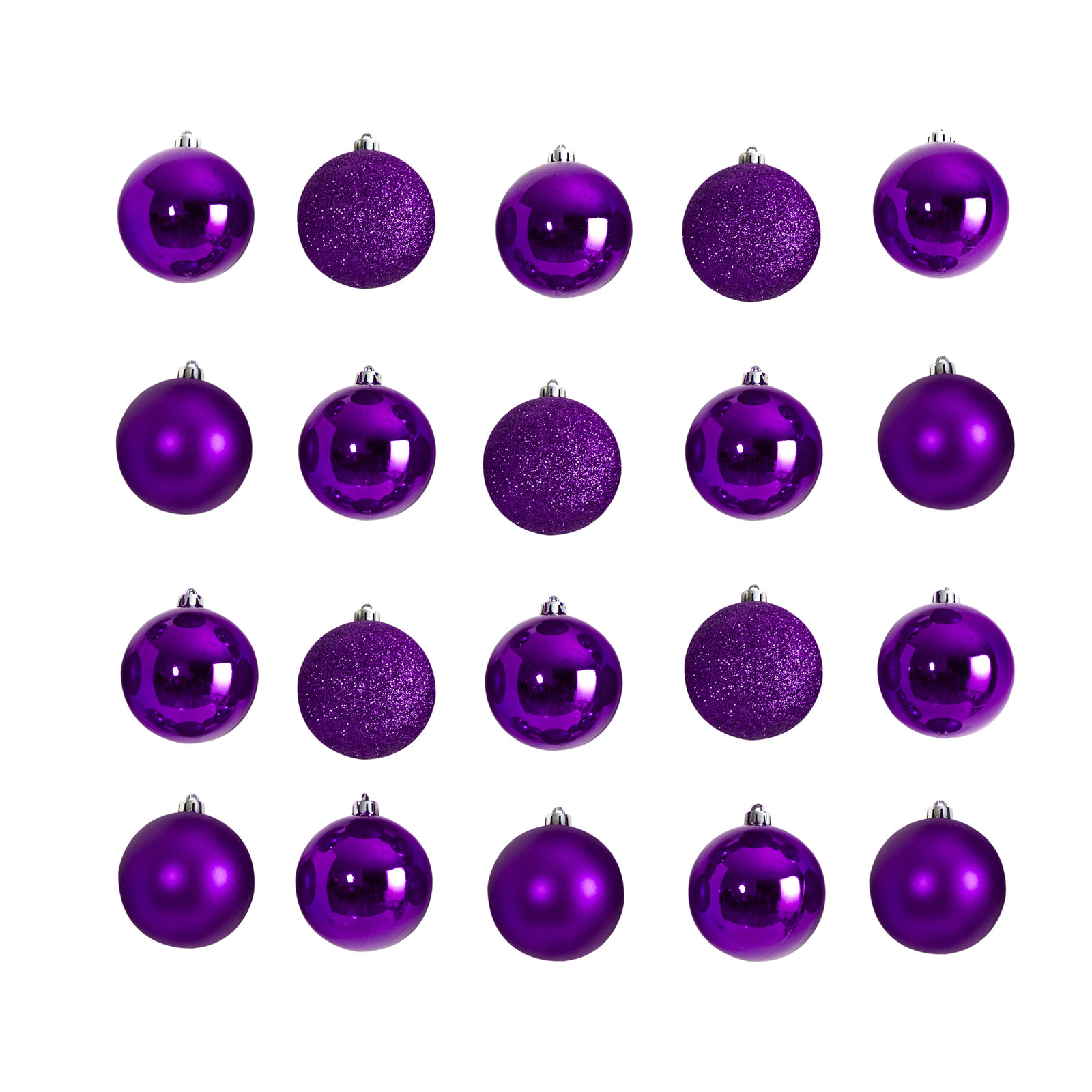 3" Shatterproof Bauble, Purple