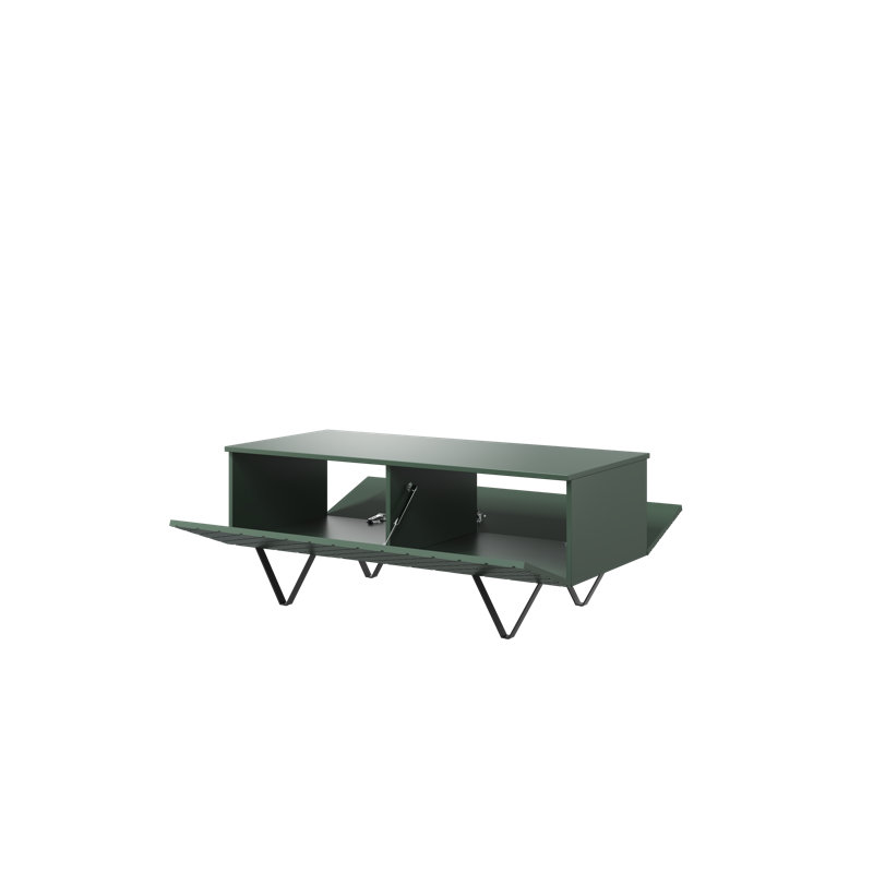 Bansilal Coffee Table with Storage, Labrador/Black
