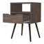 Table de chevet, plateau supérieur, tablette ouverte, un tiroir-839081925