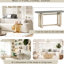 Console de vestibule moderne - Surface et structure en bois