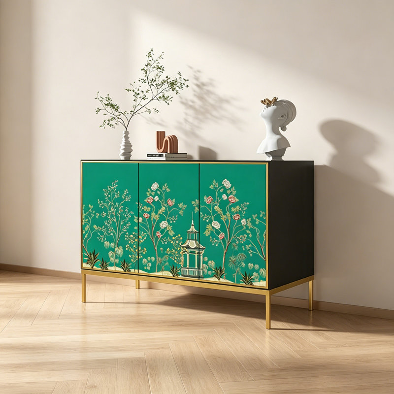 Chinese Style Solid Wood Storage Cabinet