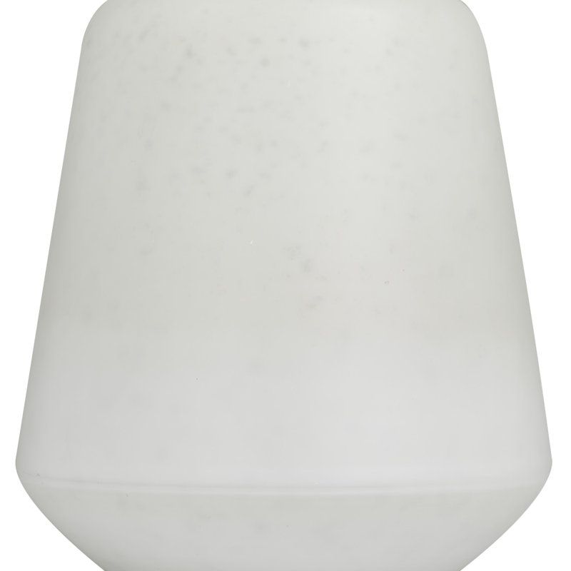 Vase en verre Arduina, Blanc / doré