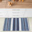 Tapis rayé bleu marine / blanc Sallee-1839191059