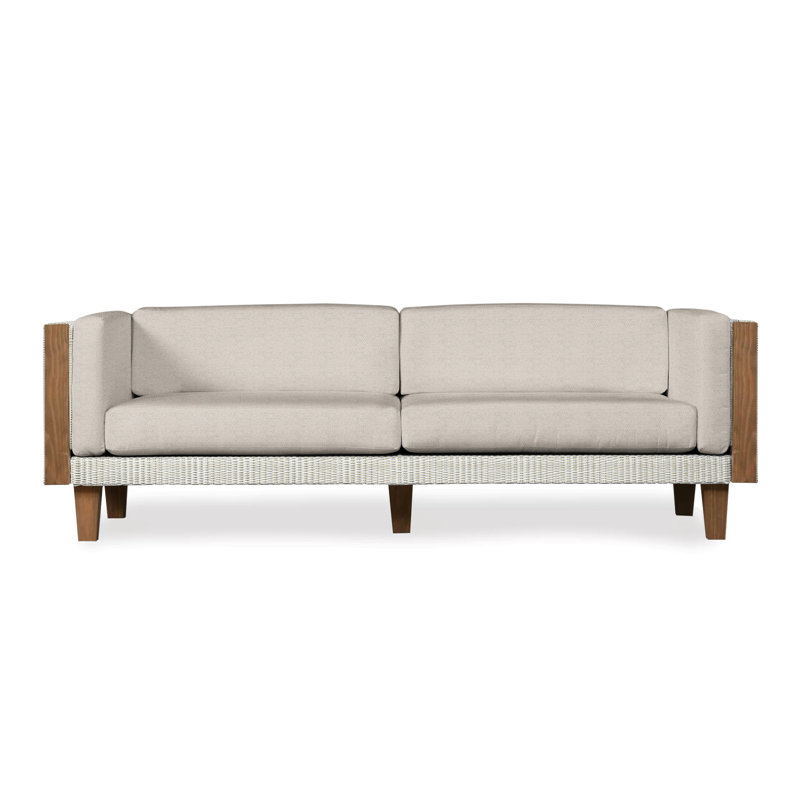 Catalina Outdoor 3 - Seat Patio Sofa, Mink, Bright Side Fog
