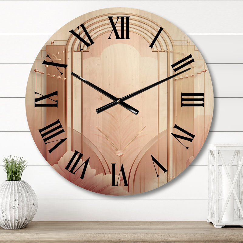 Horloge murale Art Nouveau Elegancein, Moyenne