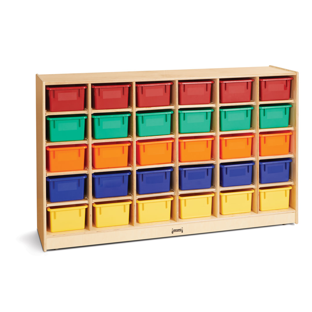 Jonti-Craft 30 Cubbie-Tray Mobile Storage Jonti-Craft Bin 