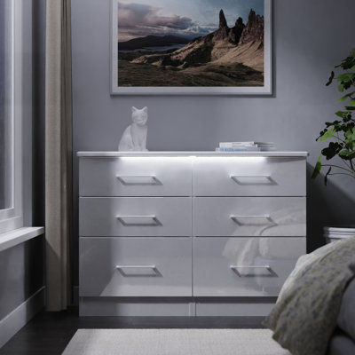112 cm W Chest of 6 Drawers