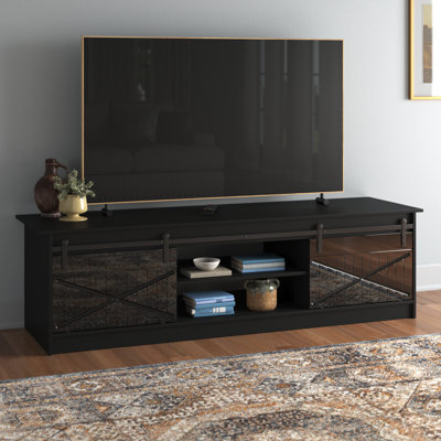 Phineas 78.7" Modern TV Stand with High Gloss Finish