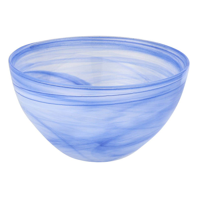 Swofford Glass Serving Bowl, Blue