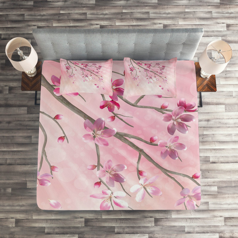 Polyester Coverlet, King Bedspread + 2 Shams