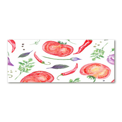 Tomato And Spices - Wrapped Canvas Print