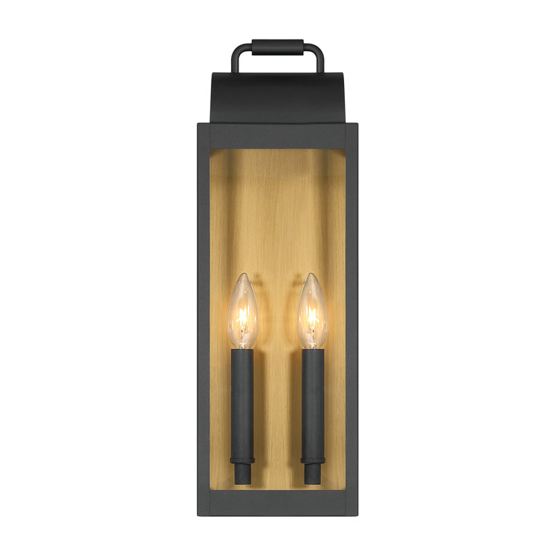 Lanterne 2 lumières Calandra 18 "de haut, 18" H x 6" W x 5" D