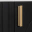 Meuble-lavabo avec lavabo Roomfitter, armoire avec tablette de porte et rangement latéral ouvert, structure en bois massif, porte à fermeture douce-116655646