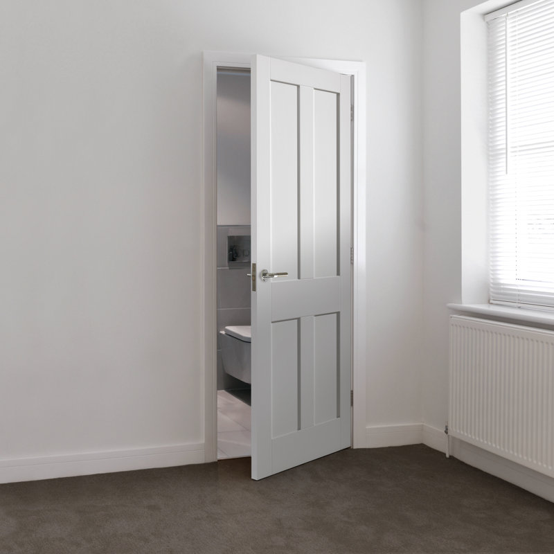 Rushmore Internal Door Primed, 198.1cm H x 76.2cm W x 3.5cm D