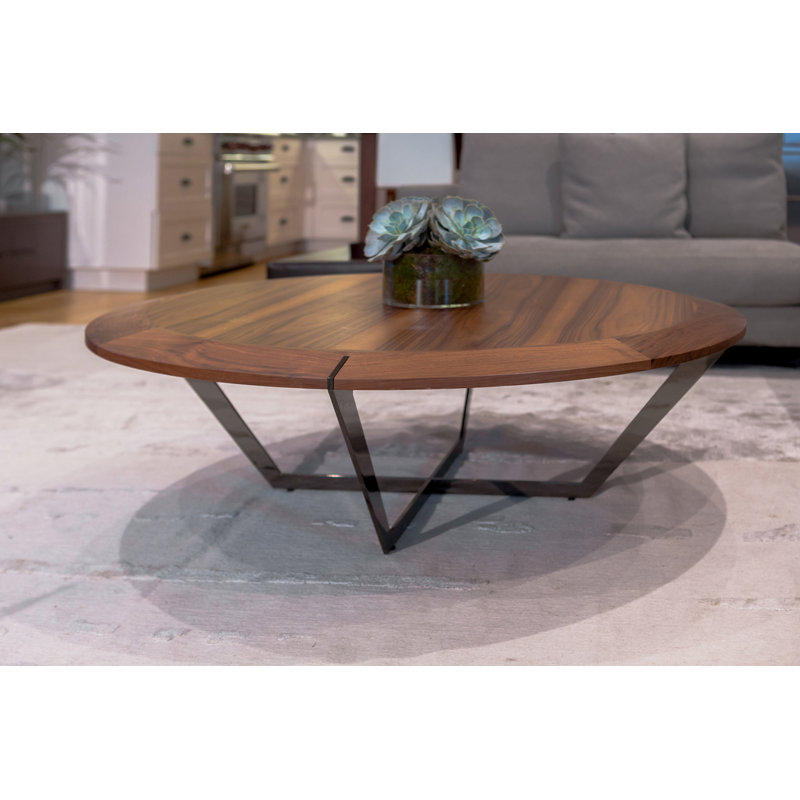 Heritage Solid Wood Coffee Table, 15" H x 32" L x 32" W, Oiled Bronze