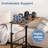 Adjustable Height Desk on Wheels, Ergonomic Mobile Standing Desk, Portable Laptop Desk Standing Table Home Office Desks-2048112761