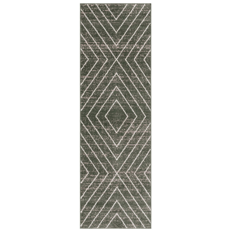 Kishiko Performance Geometric Rug, Runner 2'6" x 8'