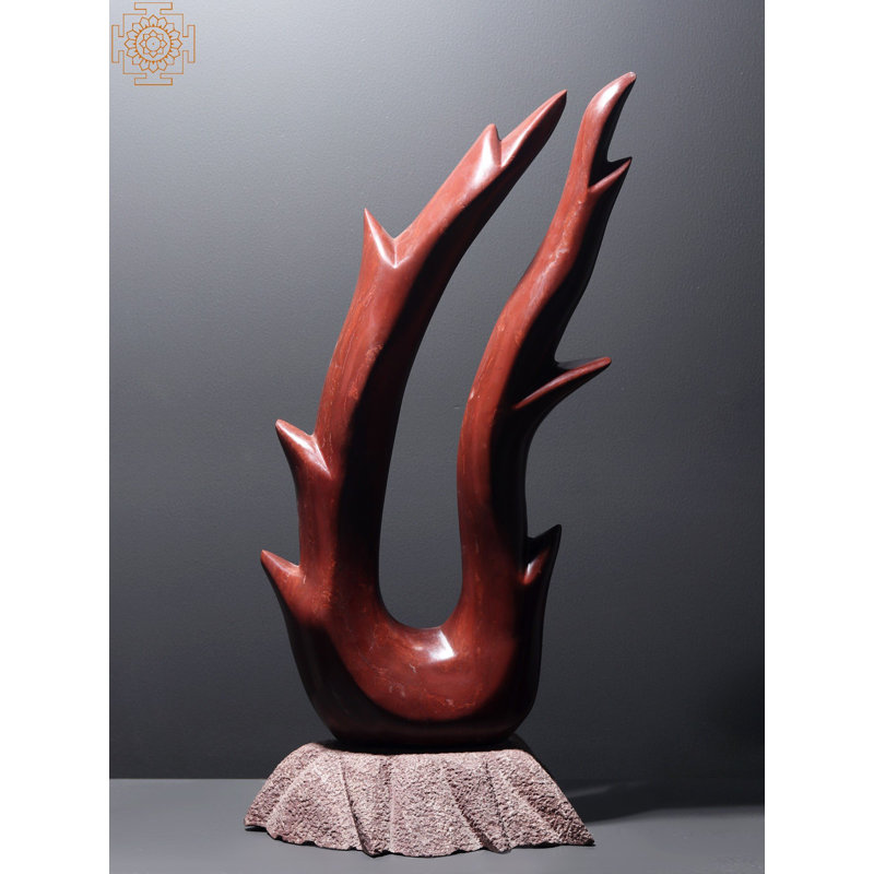 Statue de jardin en pierre safran rose Javetta Decor