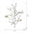 17x5.5x22" Metal Branch Wall Sculptures with Bird Accents, Set of 2