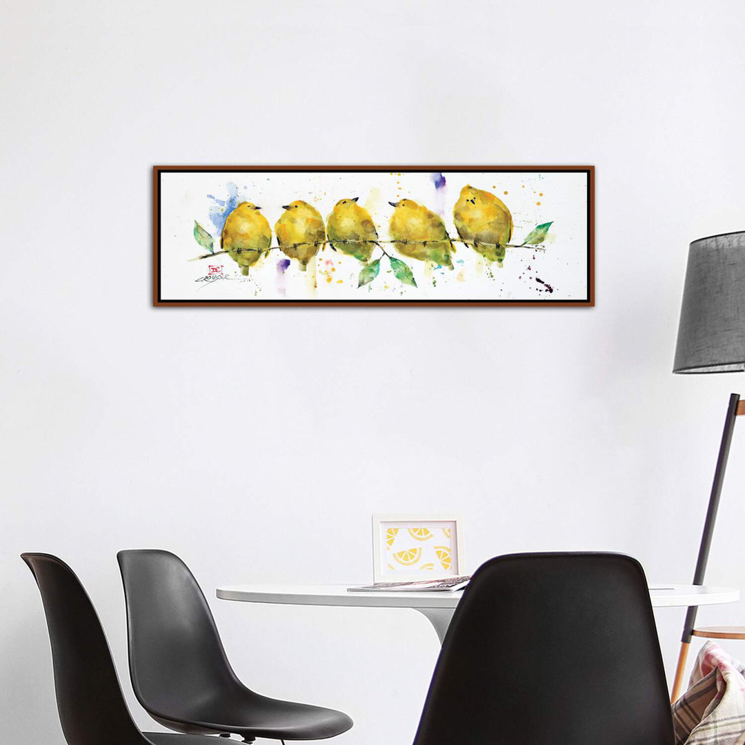 " Lemon Birds " by Dean Crouser East Urban Home Mat 