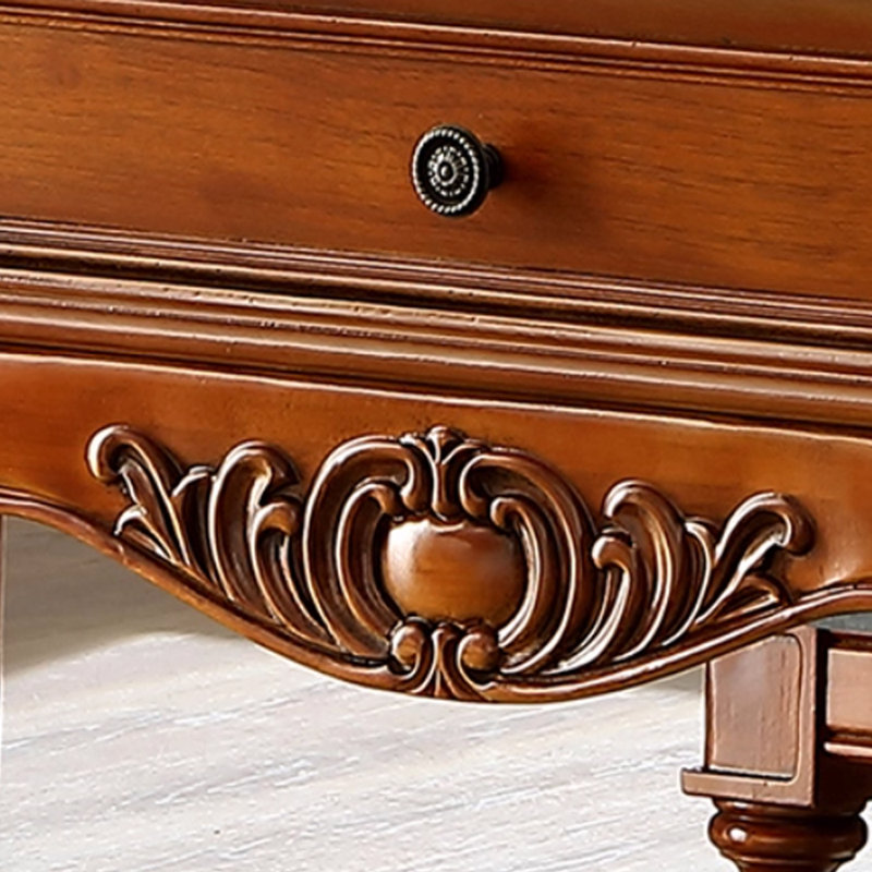 Retro Durable Household Rectangular Writing Desk, 30.7" H x 59.05" W x 23.62" D