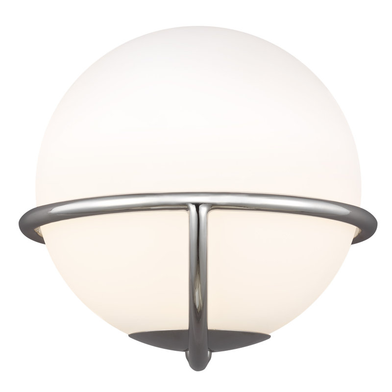 Adrika Armed Sconce, Polished Nickel