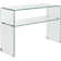Haslemere 43.31'' Glass Console Table