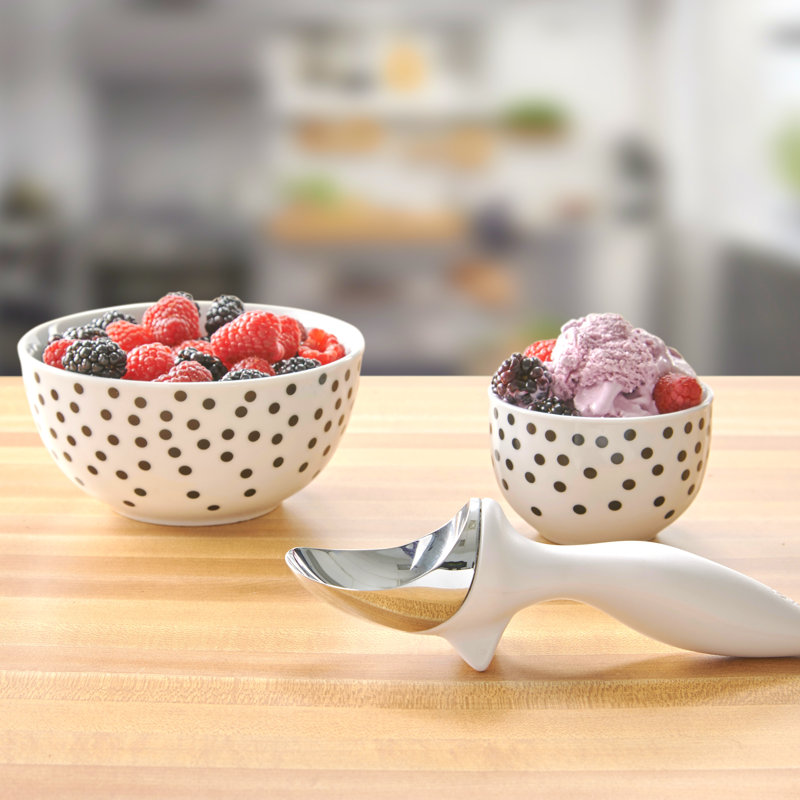 Spectrum Diversified Tilt Up Ice Cream Scoop, White