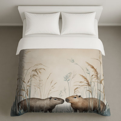 Housses de couette Capybara In Grass