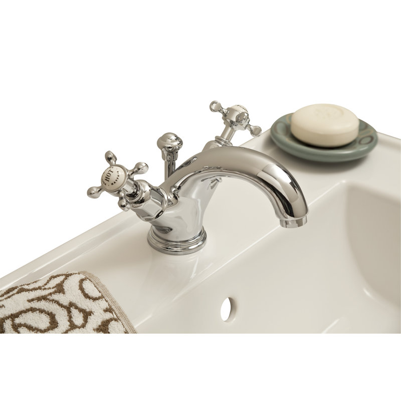 Edwardian Single-Hole Bathroom Faucet With Drain Assembly, English Bronze