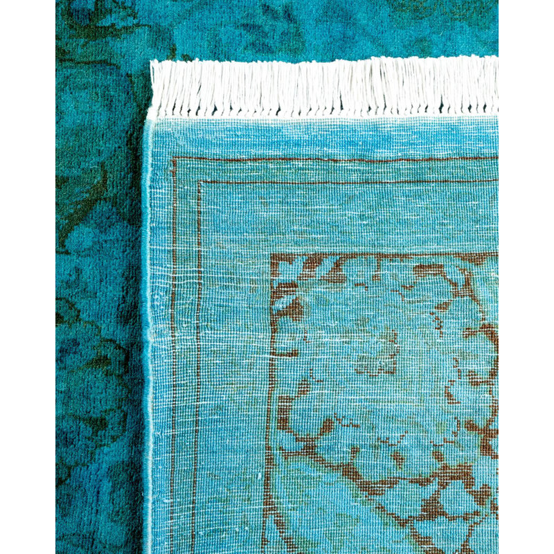 Fine Vibrance One-of-a-Kind 6' 0" X 9' 4" Hand Knotted Area Rug