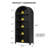 29.5" W 5-Shelf Arched Storage Cabinet-1882824090