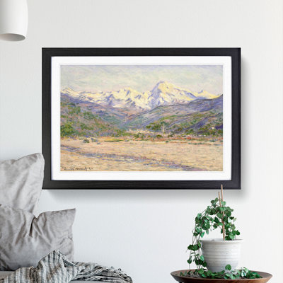 The Valley of the Nervia by Claude Monet - Picture Frame Painting