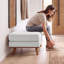 Repose-pieds rembourré 29,7 po Inayat-469517779