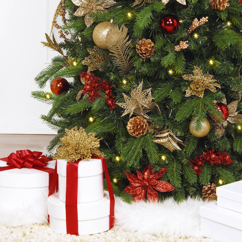 90' Lighted Spruce Christmas Tree with Realistic Needles