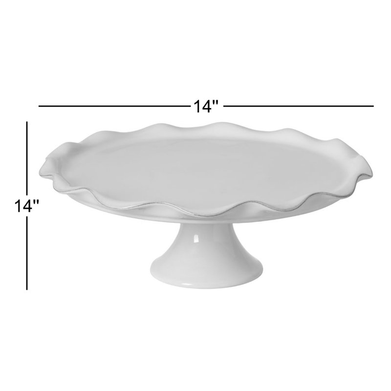 Cook & Host Stoneware Cake Stand, Robin's Egg Blue