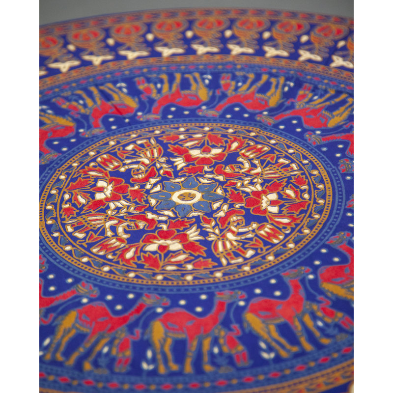 Nappe géométrique 100% coton