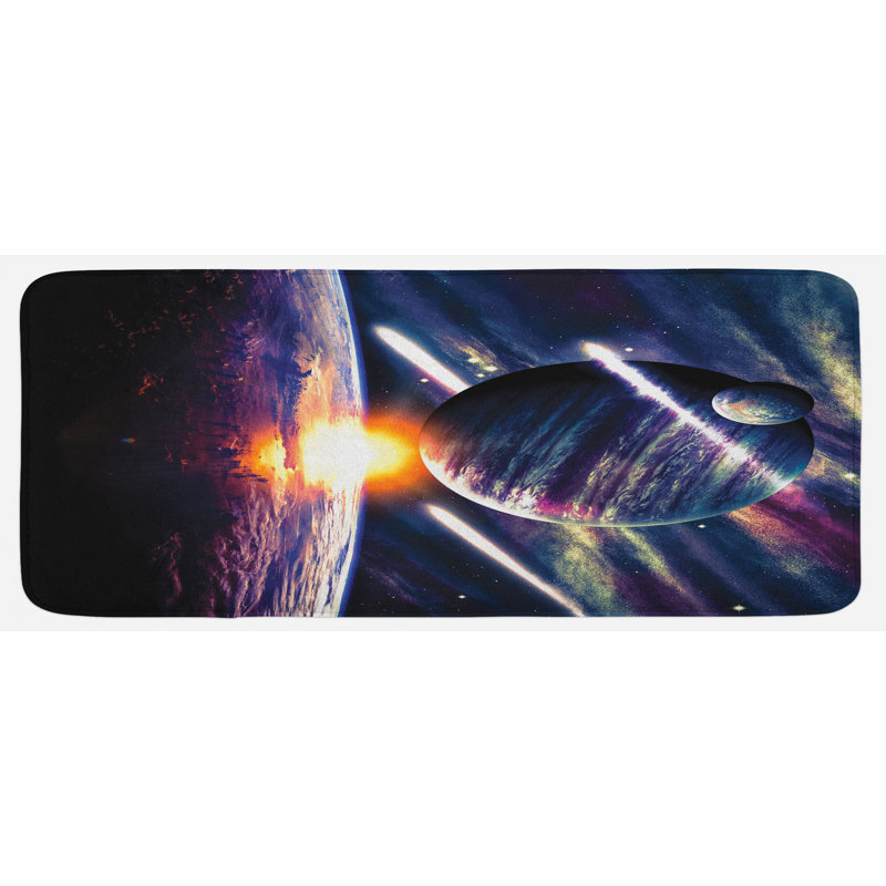 Tapis de cuisine galaxy