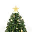 Arbre de Noël avec lumières à DEL blanc chaud - pointes en PVC et aiguilles dures, conception à branches articulées, support en métal robuste - arbre de Noël réaliste-1931285186