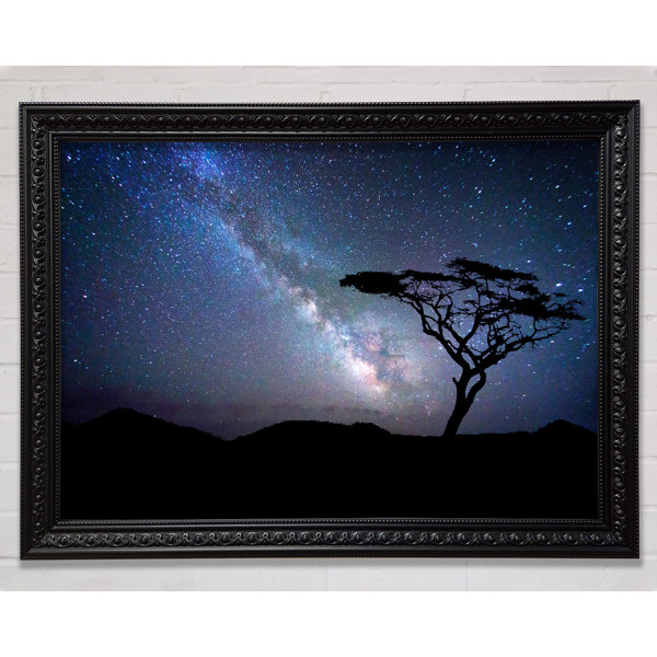Ebern Designs Stunning Star Night Sky - Single Picture Frame Art Prints ...