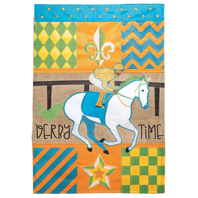 Polyester à 2 côtés. Drapeau de la maison, 42 po x 29 po