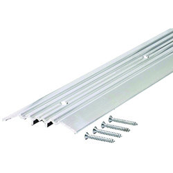 Metal 4'' W x 36'' L End Cap in Satin Aluminum